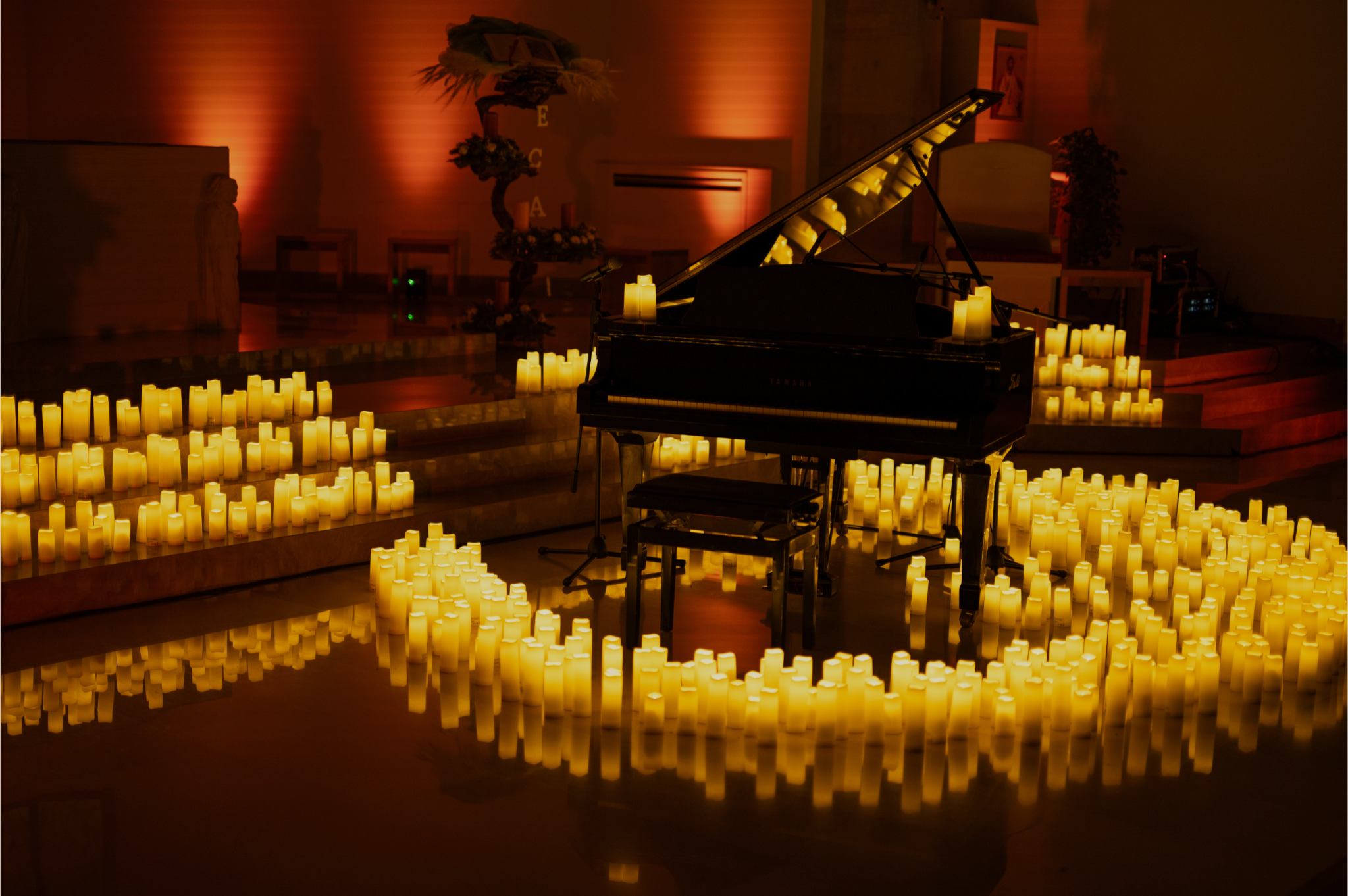 Concerto a lume di candela con pianista